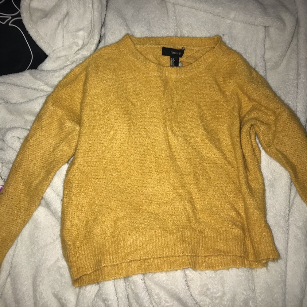 Yellow sweater